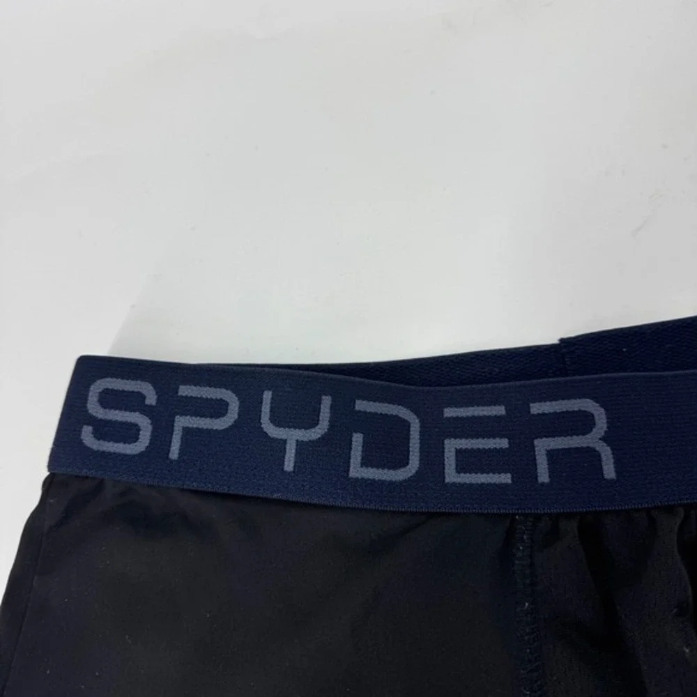 Spyder Mens‎ Boxer Briefs Black Performance Stretch Underwear Size Medium